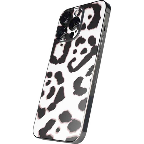 B&W Leopard iPhone 14 Pro Skin